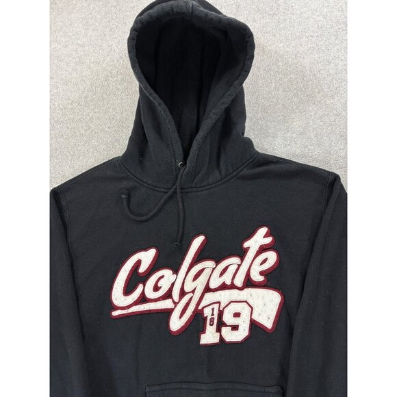 Colgate Raiders Campus PRO WEAVE Hoodie‎ Sweatshirt (Men's Large) Black - Picture 2 of 10